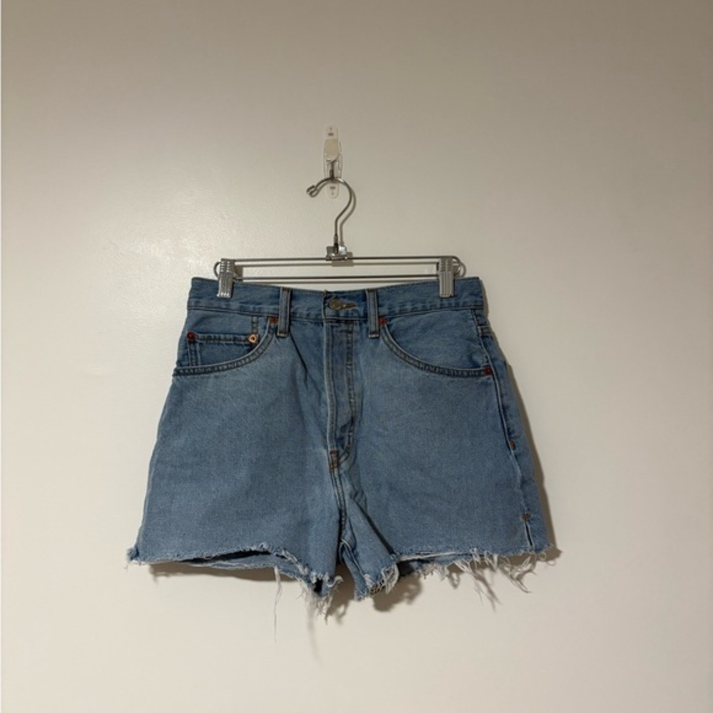 Re/Done Light Blue Jean Shorts